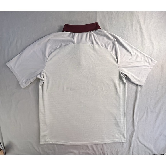 Adidas Texas A & M Aggies Short Sleeve Gray Climalite Polo Men's Large NCAA - Picture 9 of 9